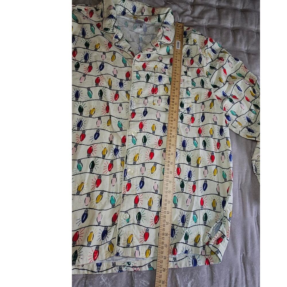 Adult Unisex Flannel Pajama Top and Bottom Bright Bulbs Hannah Andersson - Picture 7 of 14